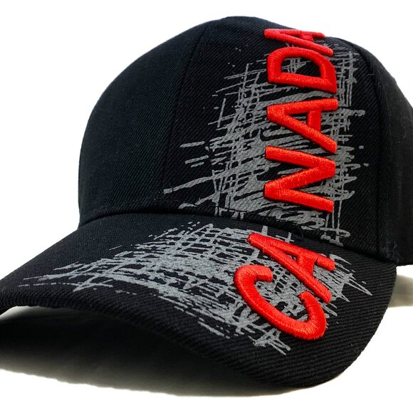 Variety To Go Canadian Baseball Hat/Cap, Adjustable Sports Hat (1008 Black) - Picture 6 of 6
